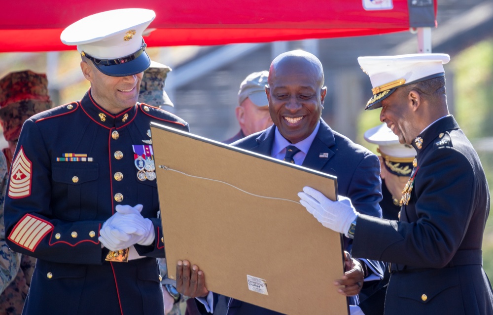 Marine Corps Base Quantico Cake Cutting Ceremony