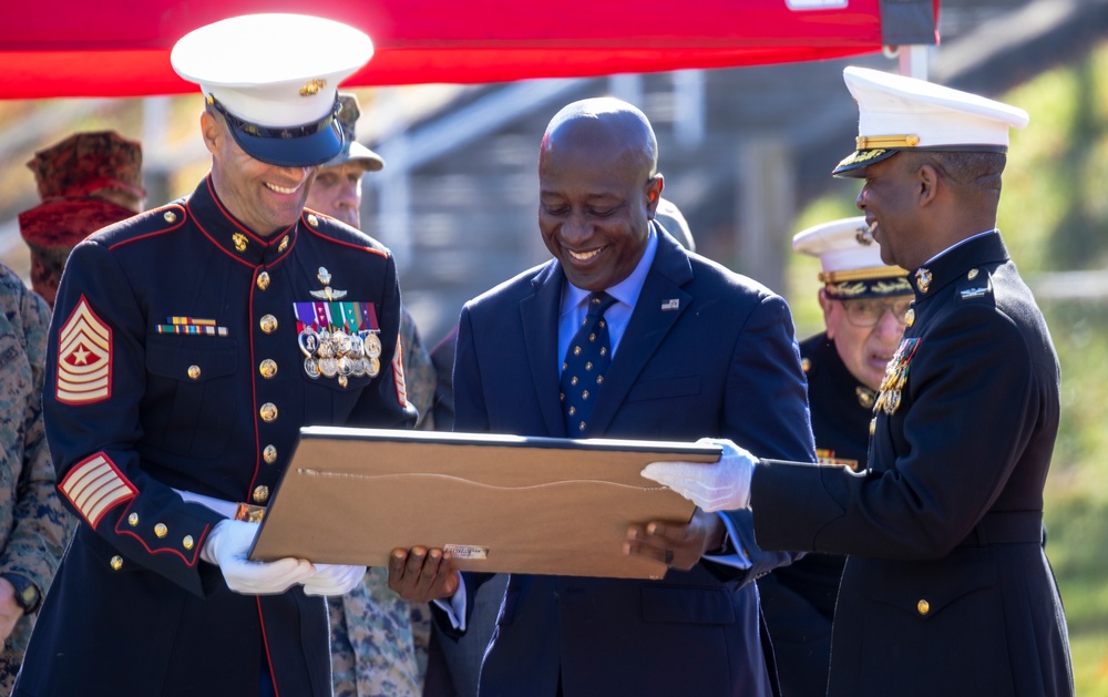 Marine Corps Base Quantico Cake Cutting Ceremony