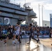 USS Abraham Lincoln hosts the 2022 ESPN Armed Forces Classic - Carrier Edition