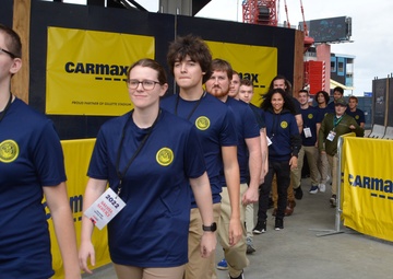 NTAG New England Future Sailors Swear In At Patriots Game
