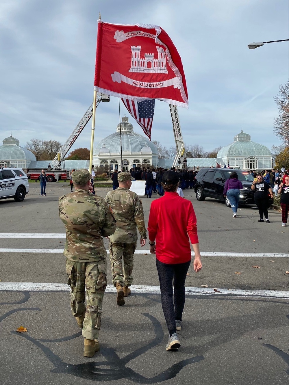 Lt. Col. Colby Krug attends the Western New York Veterans Memorial Parade