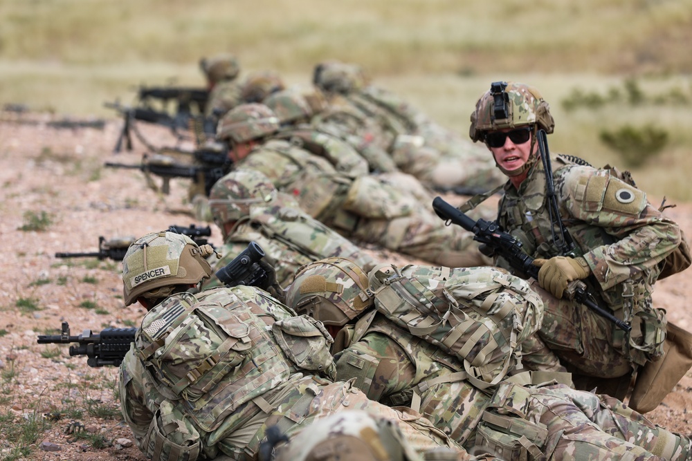 37th Infantry Brigade Combat Team Soldiers conduct live-fire training exercise