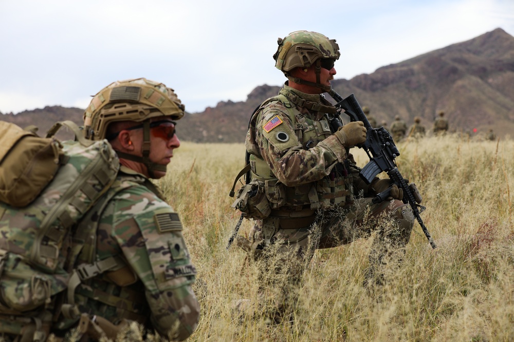 37th Infantry Brigade Combat Team Soldiers conduct live-fire training exercise