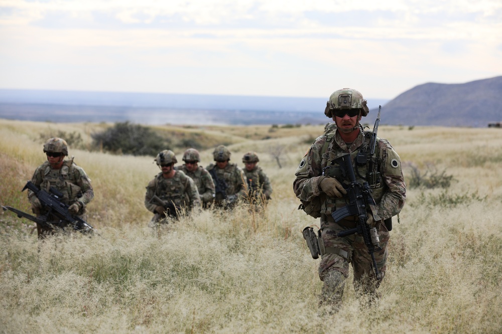 37th Infantry Brigade Combat Team Soldiers conduct live-fire training exercise