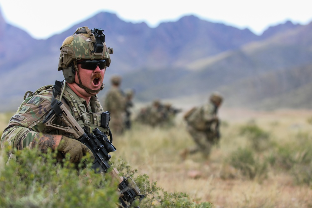 37th Infantry Brigade Combat Team Soldiers conduct live-fire training exercise