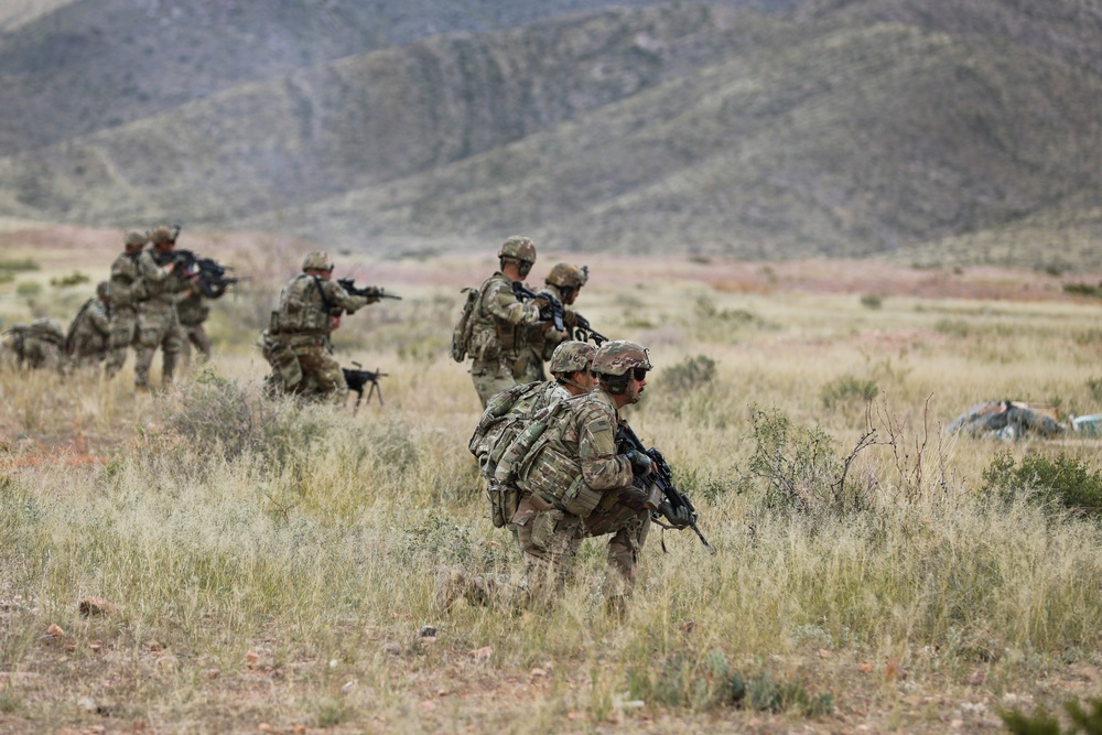 37th Infantry Brigade Combat Team Soldiers conduct live-fire training exercise