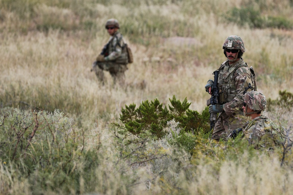 37th Infantry Brigade Combat Team Soldiers conduct live-fire training exercise