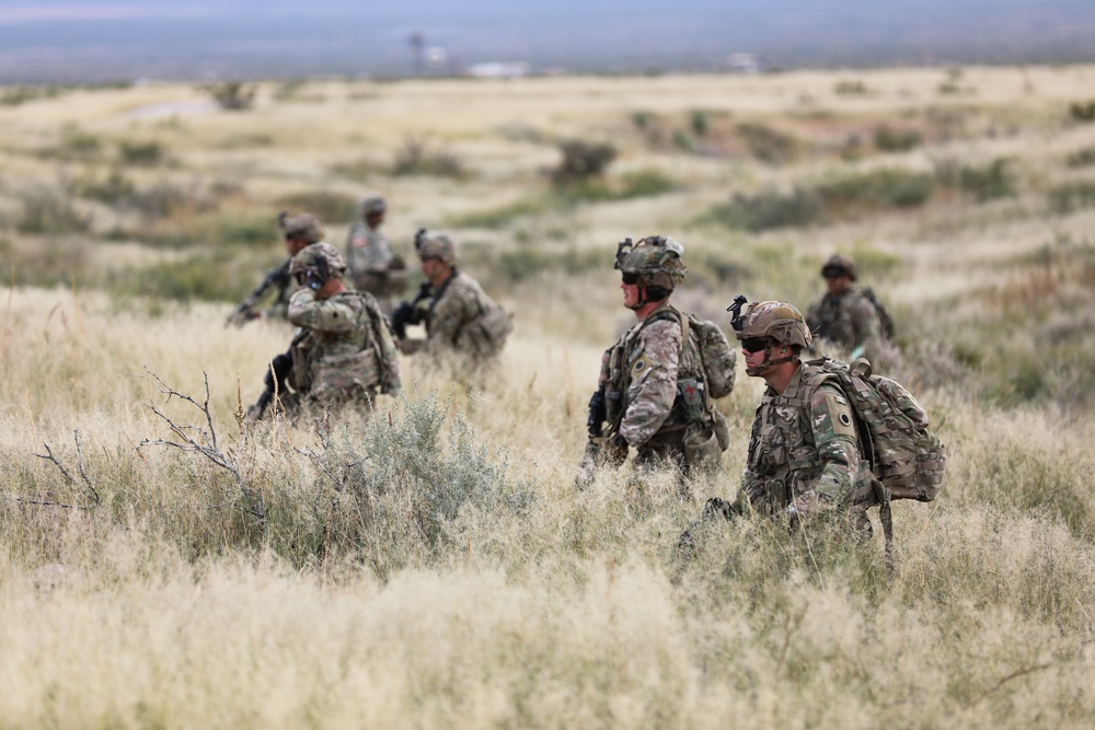 37th Infantry Brigade Combat Team Soldiers conduct live-fire training exercise