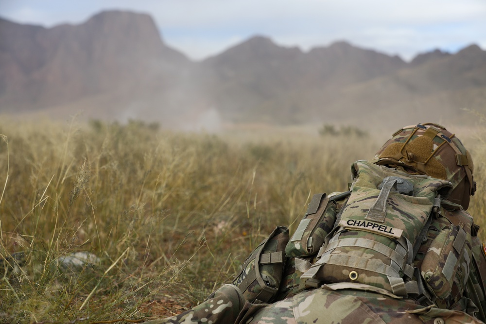 37th Infantry Brigade Combat Team Soldiers conduct live-fire training exercise