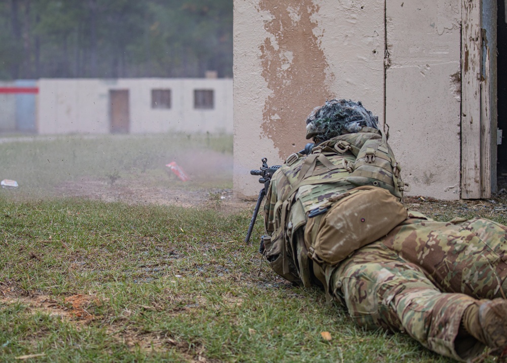 82nd Airborne Division Paratroopers Conduct Live Fire Exercise at JRTC