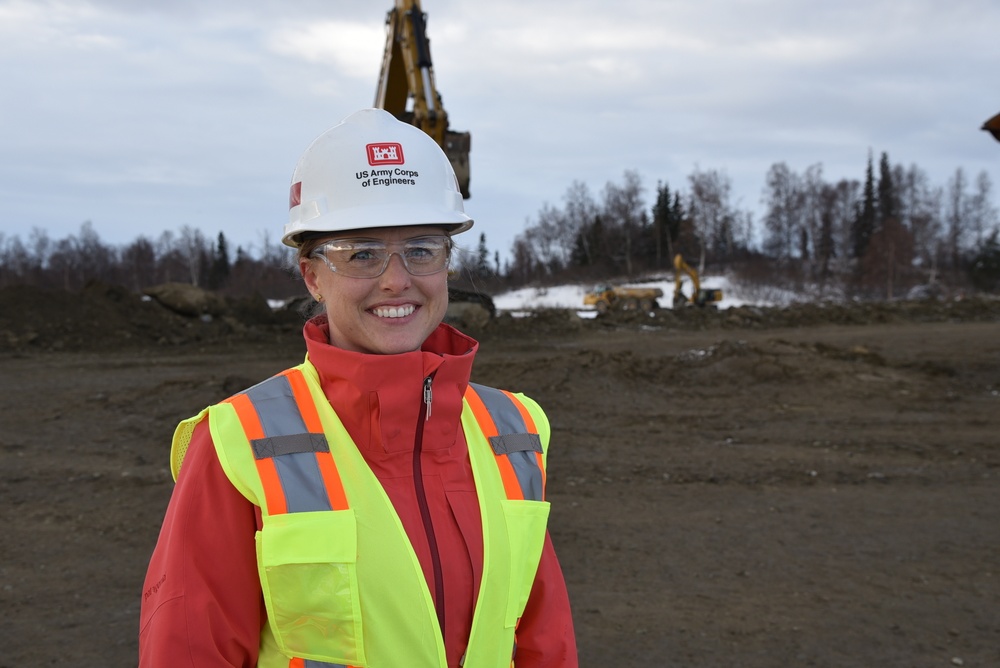 Army engineers construct runway extension in Alaska