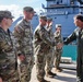 The 8th Theater Sustainment Command host USINDOPACOM Commanders aboard the Logistical Support Vessel 3.