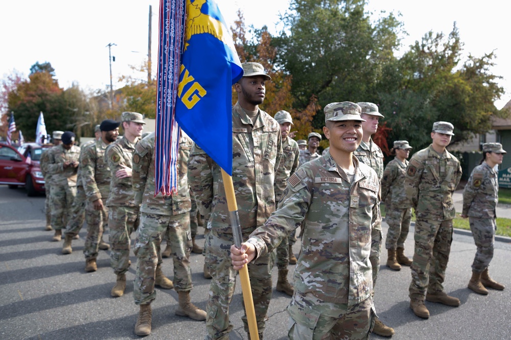 Travis AFB participates in Veterans Day parade