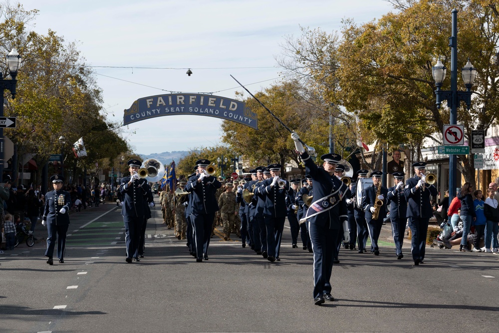 Travis AFB participates in Veterans Day parade