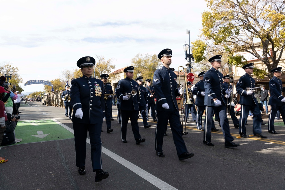 Travis AFB participates in Veterans Day parade