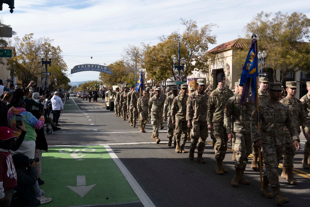 Travis AFB participates in Veterans Day parade