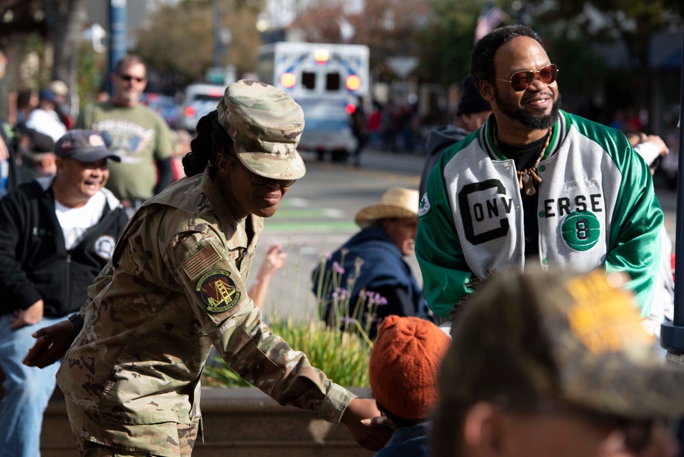 Travis AFB participates in Veterans Day parade