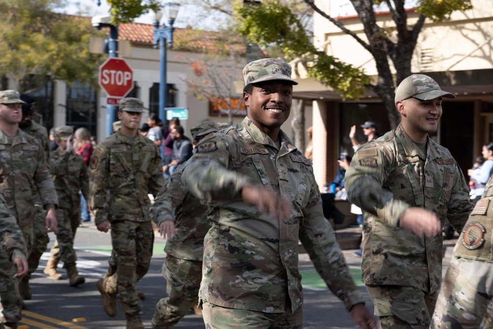 Travis AFB participates in Veterans Day parade