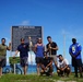 Seabees with Naval Mobile Construction Battalion (NMCB) 4, conduct a volunteer beach clean up aboard U.S. Army Garrison - Kwajalein Atoll.