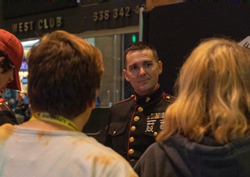 Marines continue partnership with Music for All at Bands of America Grand National Championships