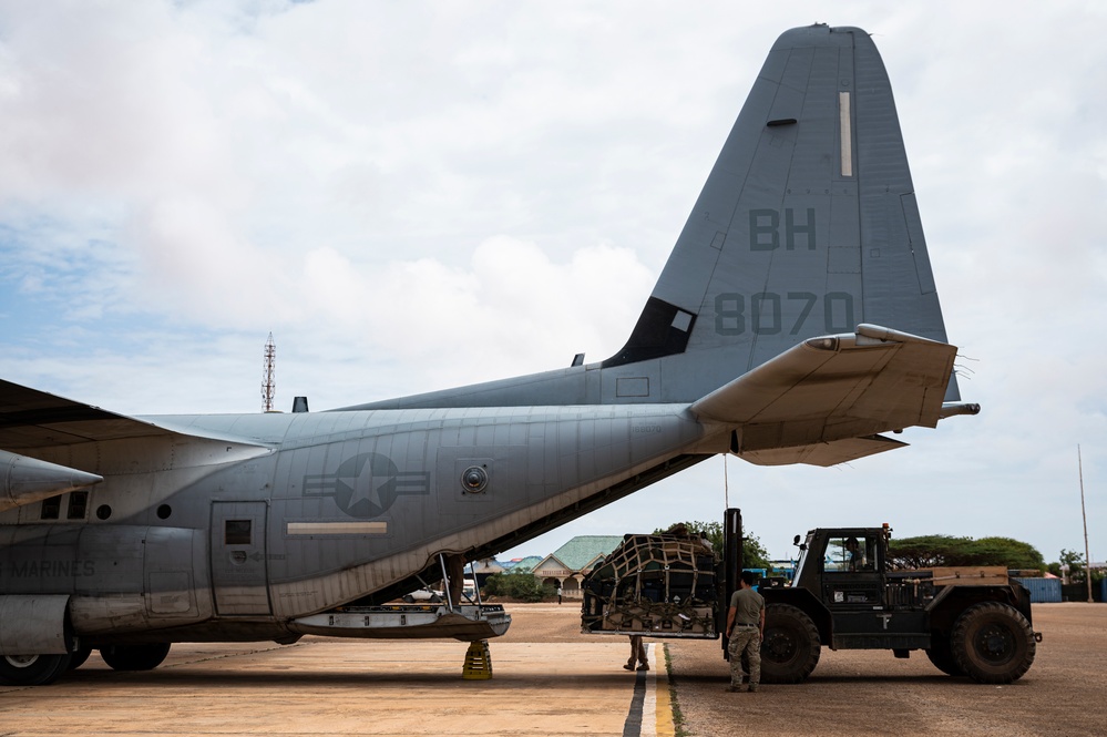 VMGR 252 conducts operations in East Africa