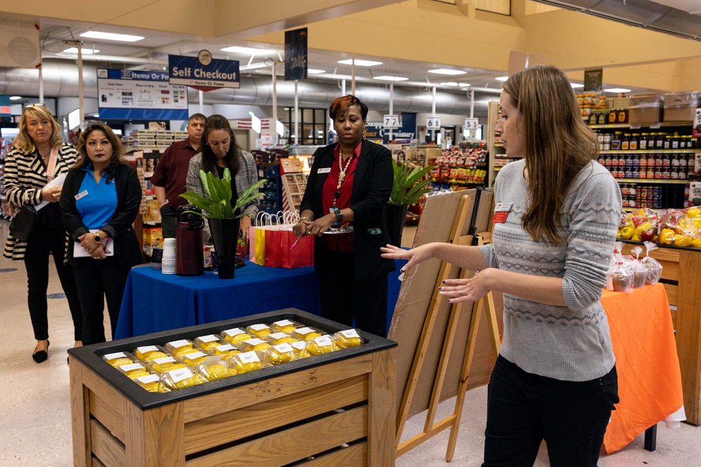 Family Support Tour familiarizes military spouses of key leaders with Camp Foster services and establishments