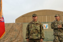 369th Sustainment Brigade CW4 Fernandez Promotion