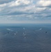 USS Ronald Reagan (CVN 76) conducts a multinational photo exercise