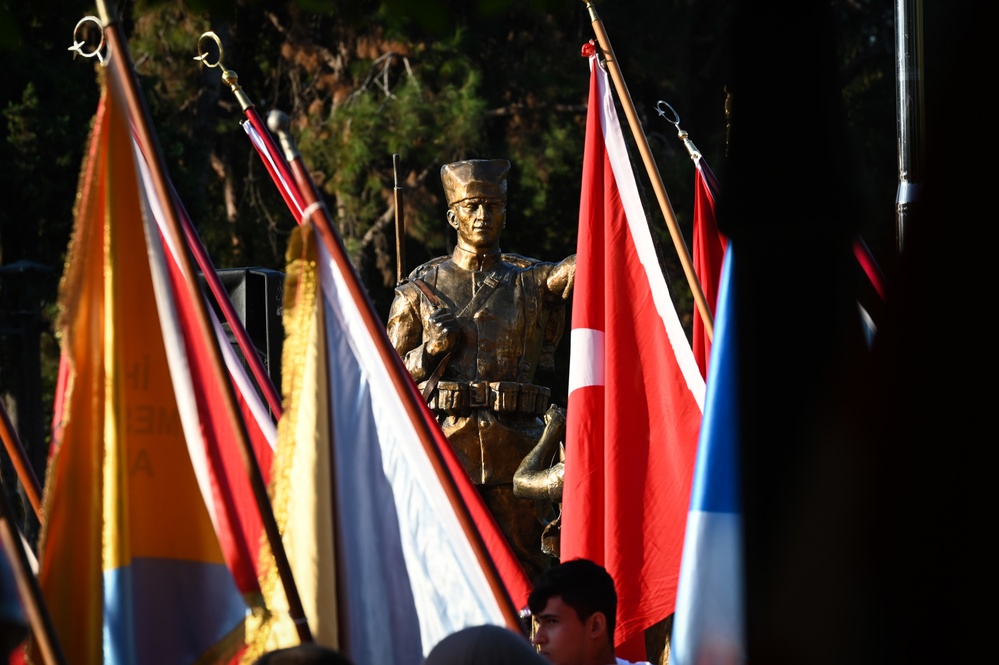 A Pause for Atatürk, founder of the modern-day Republic of Türkiye