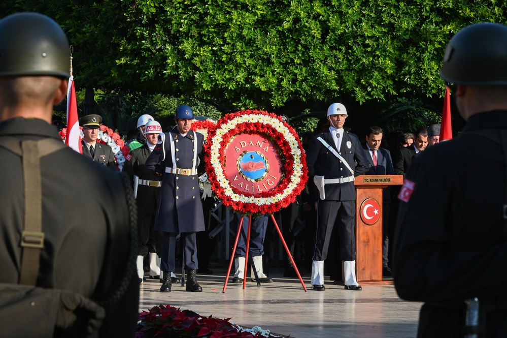 A Pause for Atatürk, founder of the modern-day Republic of Türkiye
