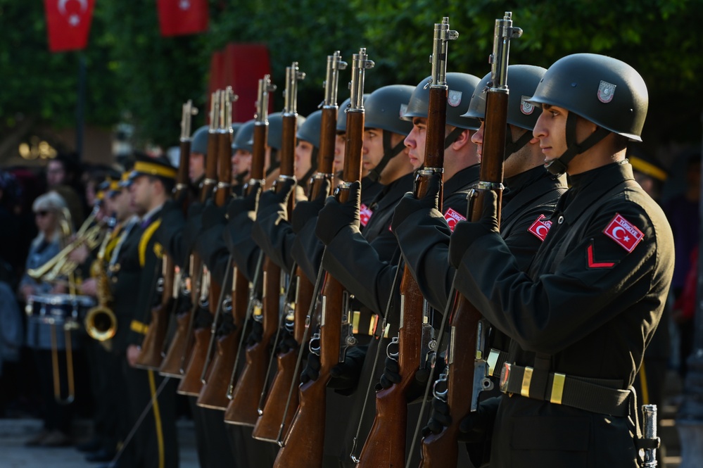 A Pause for Atatürk, founder of the modern-day Republic of Türkiye