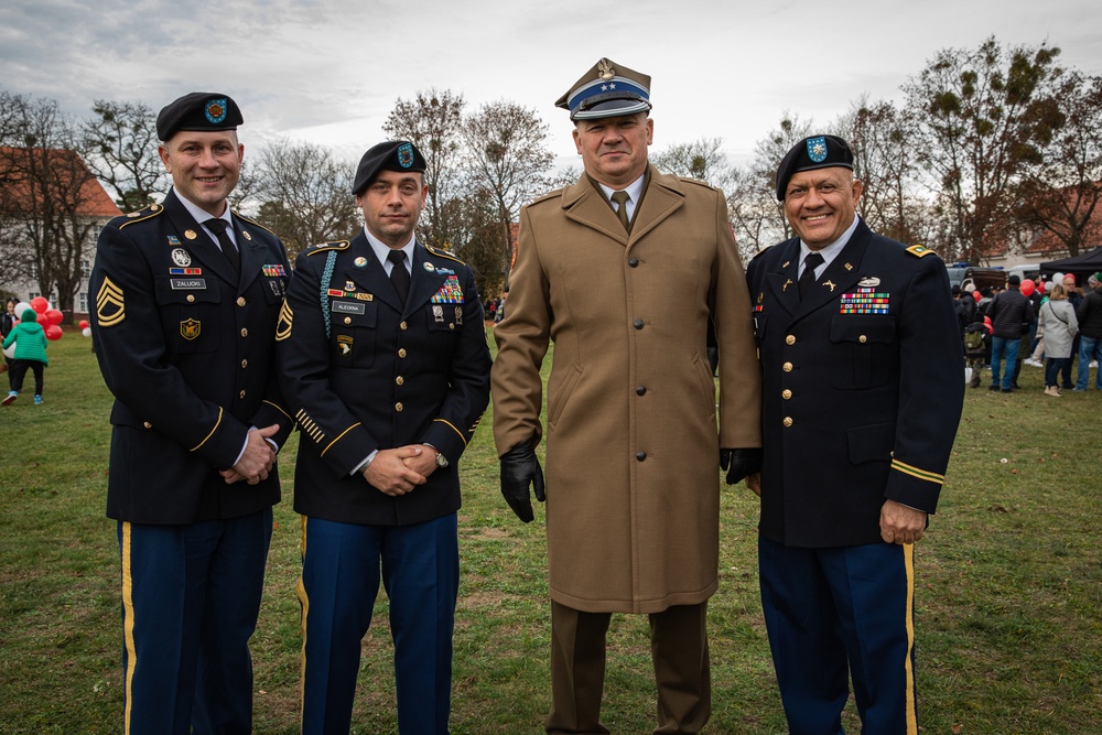 US Army Soldiers Attend Polish Independence Day Celebration