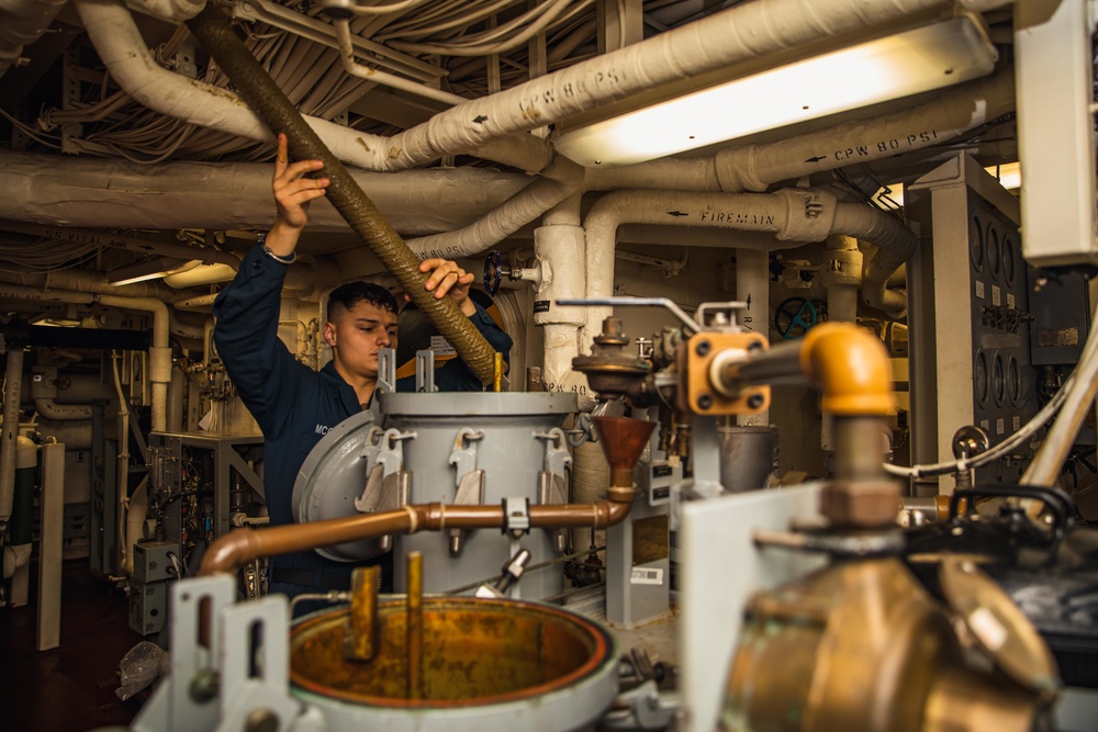 USS Paul Ignatius (DDG 117) Sailors Conduct Daily Operations