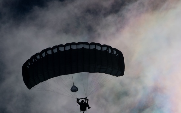 38th Rescue Squadron pararesuce jump in Palau