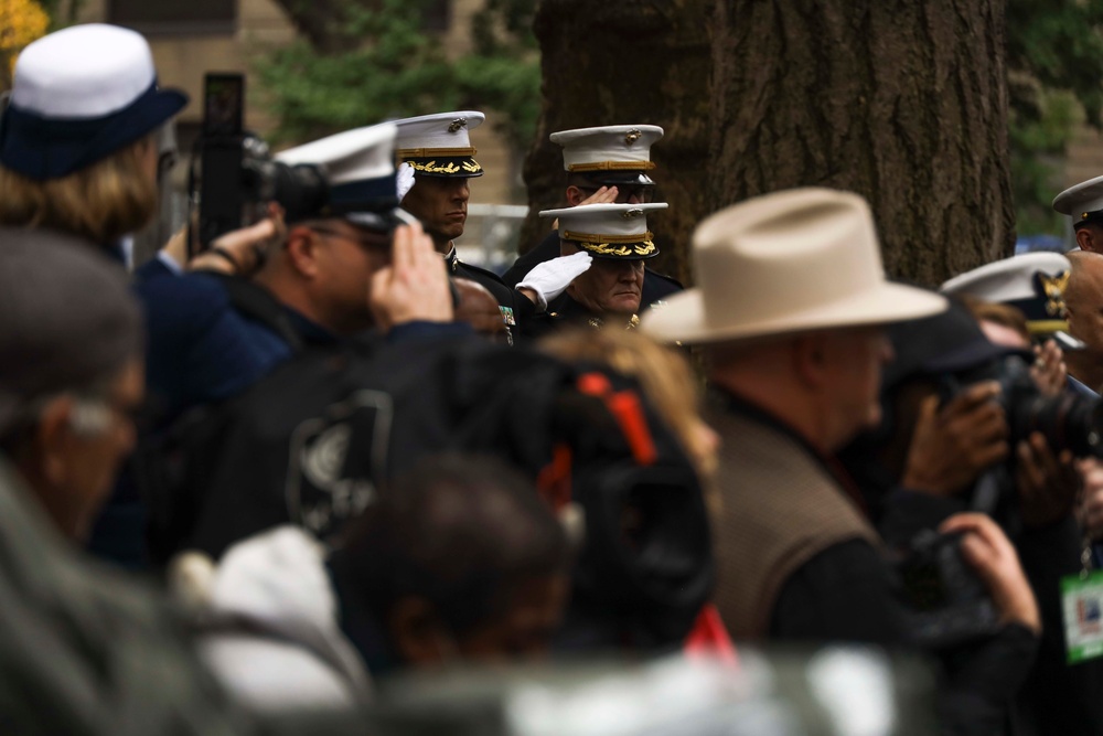 Madison Square Park Veterans Day Wreath Laying Ceremony 2022