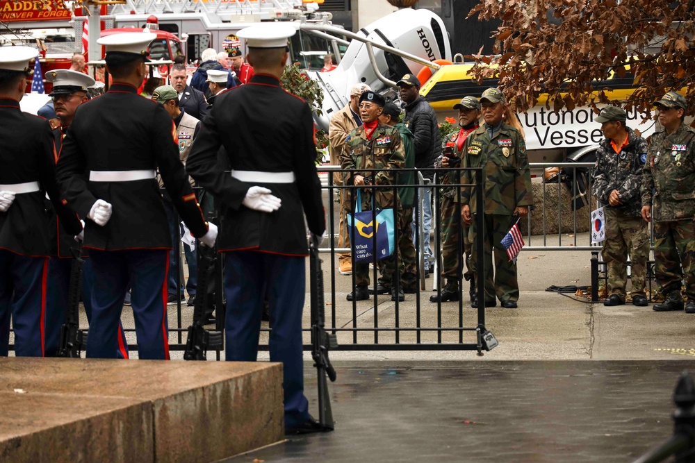 Madison Square Park Veterans Day Wreath Laying Ceremony 2022