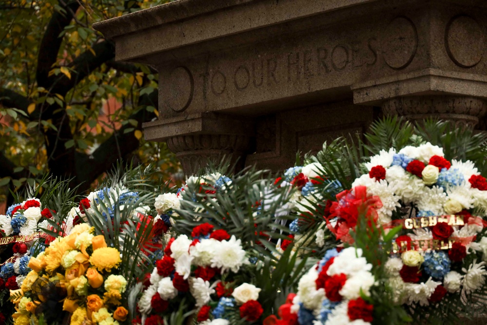 Madison Square Park Veterans Day Wreath Laying Ceremony 2022