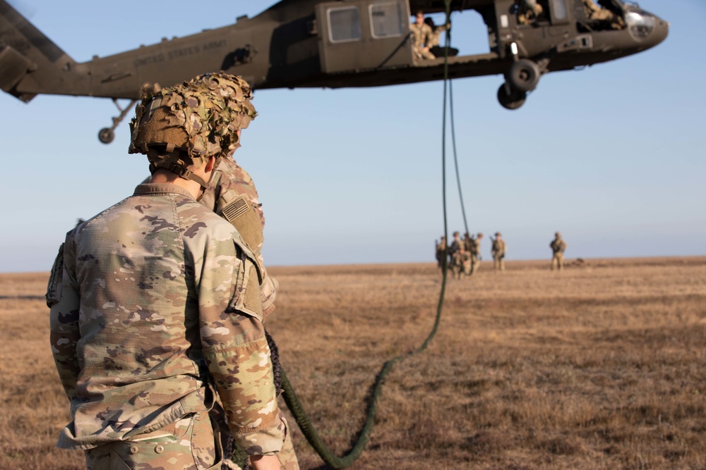 U.S. Army  101st Airborne Division conducts FRIES operations