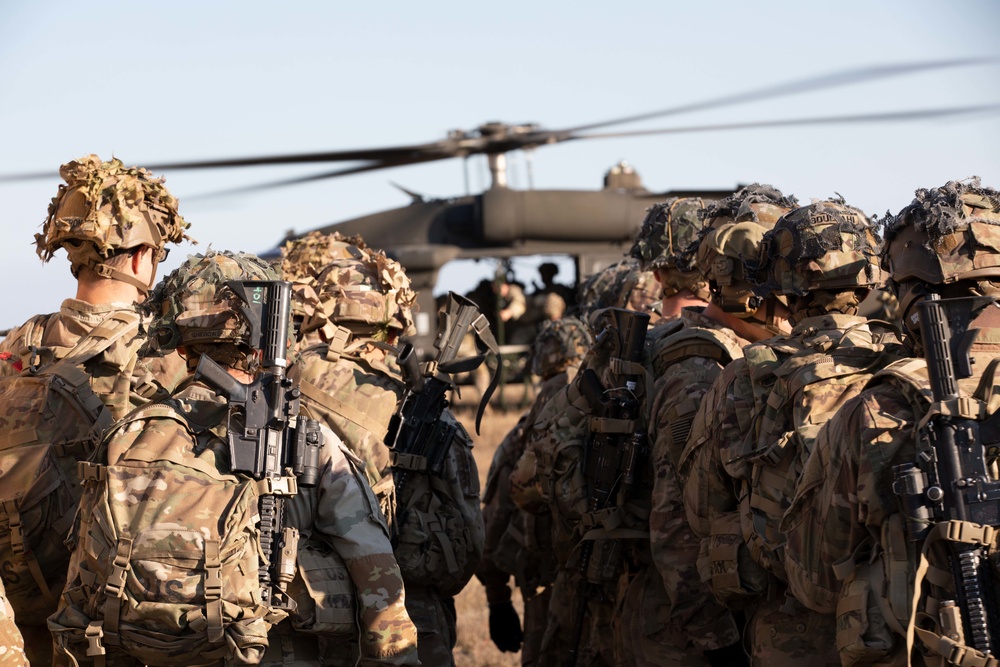 U.S. Army  101st Airborne Division conducts FRIES operations