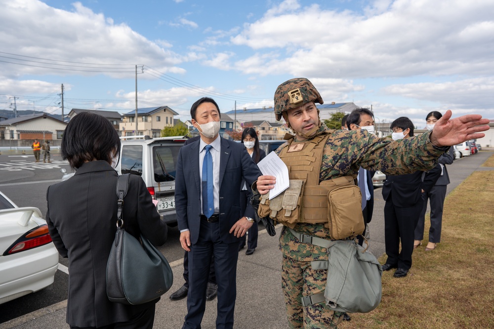 Exercise Active Shield 2022: Mayor  Yoshihiko Fukuda visits MCAS Iwakuni