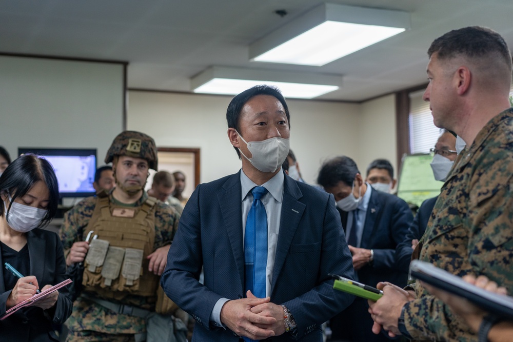 Exercise Active Shield 2022: Mayor Yoshihiko Fukuda visits MCAS Iwakuni