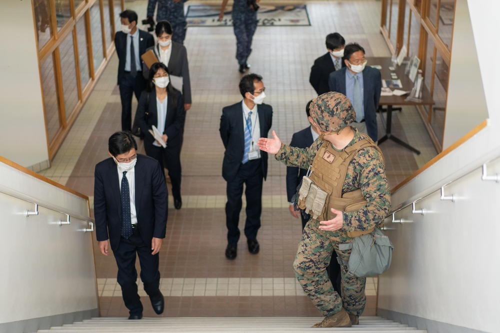 Exercise Active Shield 2022: Mayor Yoshihiko Fukuda visits MCAS Iwakuni