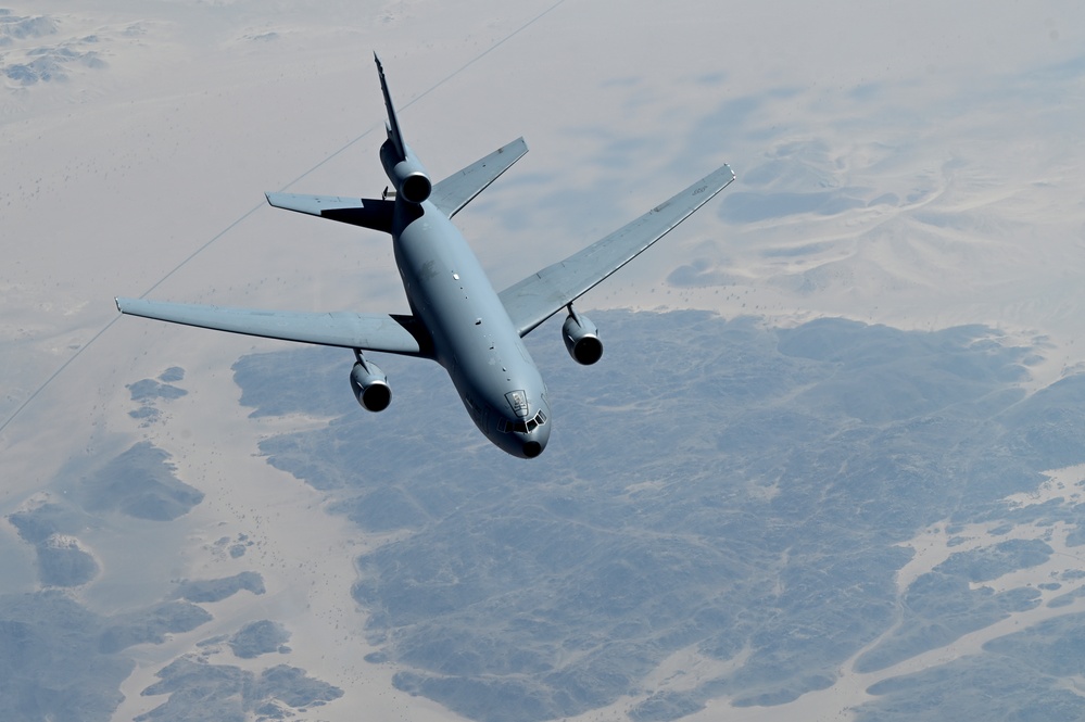 KC-10 Extenders fly Combat Support mission over CENTCOM AOR