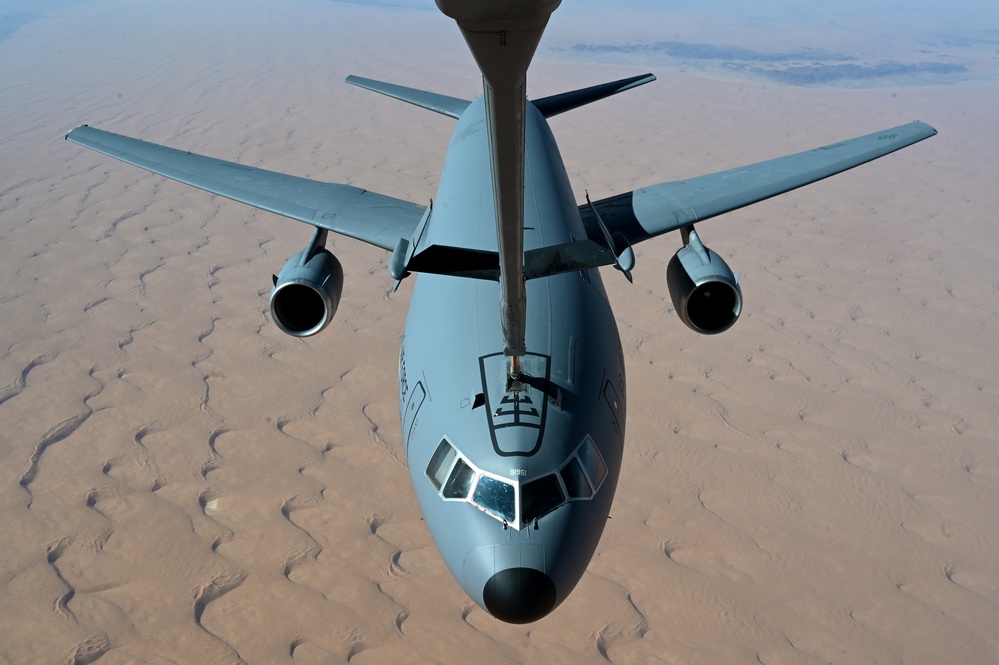 KC-10 Extenders fly Combat Support mission over CENTCOM AOR