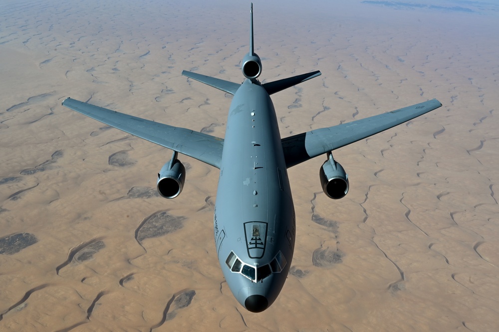 KC-10 Extenders fly Combat Support mission over CENTCOM AOR