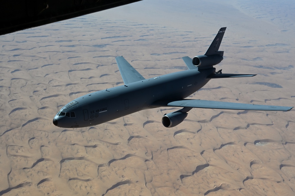 KC-10 Extenders fly Combat Support mission over CENTCOM AOR