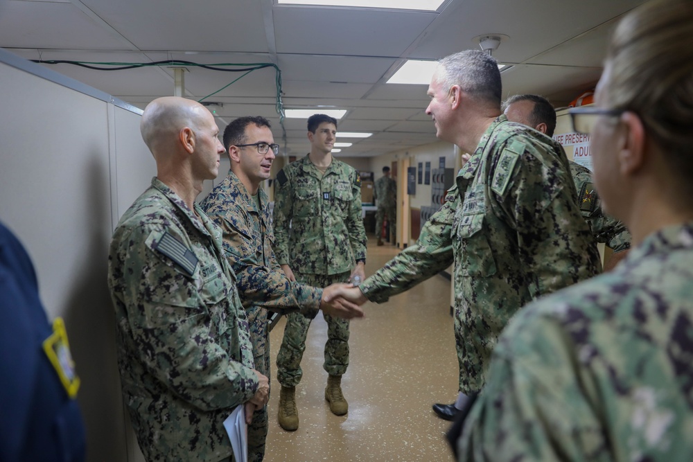 4th Fleet Commander Visits Comfort