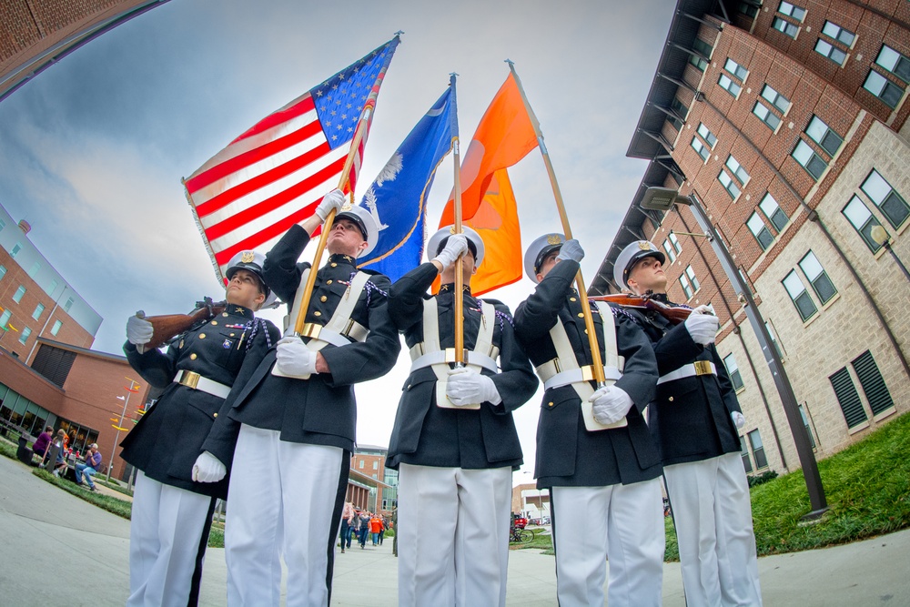 Pershing Rifles honor guard