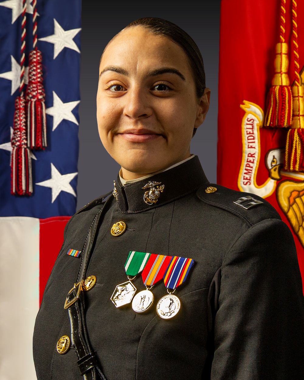 Marine Corps' First Female Silent Drill Platoon Commander