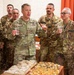 Maj. Gen. Wasmund shares toast with Col Biasiutti